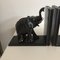 Anglo-Indian Style Elephant-Shaped Bookends in Ebony, 1890s, Set of 2 7