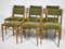 Mid-Century Stühle aus Nussholz von Lübke, 1960, 6er Set 6