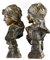 Emmanuel Villanis, Bustes Art Nouveau de Mignon & Esmeralda, 1896, Bronze, Set de 2 6