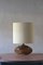 Lámpara de mesa de cerámica con pantalla de seda, Imagen 9
