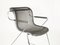 Penelope Armchair in Black and Chrome Plated Metal by C. Pollock for Anonima Castelli, 1982 3