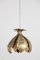 Vintage Brass Hanging Lamp, 1960s 2