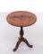 Antique English Carafe Table in Burl Wood, 1880s 1