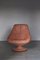 Lounge Chair in Pink Leather, 1975 4