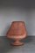 Lounge Chair in Pink Leather, 1975, Image 4