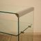 Glass Console Table from Galotti & Radice, 1980s 5