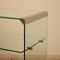 Glass Console Table from Galotti & Radice, 1980s 6