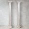 Antique White Marble Columns or Pedestals, Set of 2, Image 1