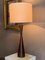 French Bilboquet Table Lamp in Wood and Brass, 1970s 14
