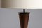 French Bilboquet Table Lamp in Wood and Brass, 1970s, Image 6