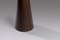 Lámpara de mesa Bilboquet francesa de madera y latón, años 70, Imagen 3