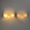 Wall Lights in Ice Glass from Kalmar, 1960s, Set of 2 4