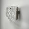 Brutalist Wall Light in Ice Glass from Kalmar, Image 2