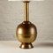 Patinated Brass Table Lamps, Denmark, 1960s, Set of 2 4