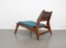 Oak Lounge Chair with Ottoman from PGH Erzgebirgisches Kunsthandwerk, Germany, 1960s, Set of 2 13