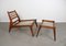 Oak Lounge Chair with Ottoman from PGH Erzgebirgisches Kunsthandwerk, Germany, 1960s, Set of 2 31