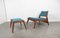 Oak Lounge Chair with Ottoman from PGH Erzgebirgisches Kunsthandwerk, Germany, 1960s, Set of 2 4