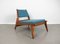 Oak Lounge Chair with Ottoman from PGH Erzgebirgisches Kunsthandwerk, Germany, 1960s, Set of 2 10