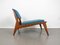 Oak Lounge Chair with Ottoman from PGH Erzgebirgisches Kunsthandwerk, Germany, 1960s, Set of 2 11