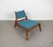 Oak Lounge Chair with Ottoman from PGH Erzgebirgisches Kunsthandwerk, Germany, 1960s, Set of 2 9