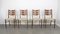 Dining Chairs in Teak by Arne Wahl Iversen for Glyngore, Denmark, 1960s, Set of 4 1