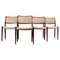 Model 80 Dining Chairs by Niels Otto (N. O.) Møller, Sweden, 1960s, Set of 4 1
