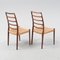 Model 82 Dining Chairs in Rosewood by Niels Otto (N. O.) Møller, Denmark, 1960s, Set of 8 3