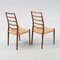 Model 82 Dining Chairs in Rosewood by Niels Otto (N. O.) Møller, Denmark, 1960s, Set of 8, Image 3