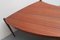 Curved Coffee Table in Walnut, 1965, Image 3