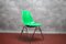 Vintage Green Shell Chair in Fiberglass by Charles & Ray Eames for Herman Miller, 1960s 1
