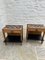 Bedside Tables in Oak & Ceramics by Guillerme et Chambron, France, 1960s, Set of 2 6