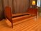 Oak and Teak Bed, Denmark, 1960s 7