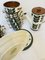 Ceramic Coffee Service from Roch Belgium Rambovilles, 1960s, Set of 18 5