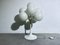 Lámpara de mesa atómica suiza en blanco de Max Bill para Temde, años 60, Imagen 3