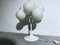 Lámpara de mesa atómica suiza en blanco de Max Bill para Temde, años 60, Imagen 7