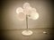 Lámpara de mesa atómica suiza en blanco de Max Bill para Temde, años 60, Imagen 22