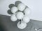 Lampada da tavolo Atomic bianca di Max Bill per Temde, Svizzera, anni '60, Immagine 14