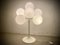 Lámpara de mesa atómica suiza en blanco de Max Bill para Temde, años 60, Imagen 17