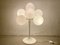 Lámpara de mesa atómica suiza en blanco de Max Bill para Temde, años 60, Imagen 18
