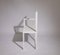 Konzeptioneller weißer Beistellstuhl von Robert Wilson, 2014 5