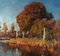 Jan Hillebrand Wijsmuller, Late Summer River Landscape, 1890s, huile sur toile, encadré 2