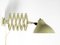 Mid-Century Industrial Foldable and Extendable Wall Scissor Lamp in Beige from SIS, 1950s, Image 1