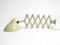 Mid-Century Industrial Foldable and Extendable Wall Scissor Lamp in Beige from SIS, 1950s 3
