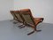 Mid-Century Siesta Table & Leather Chairs by Ingmar Relling for Westnofa, 1960s, Set of 4, Image 9