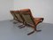 Table Siesta Mid-Century et Chaises en Cuir par Ingmar Relling pour Westnofa, 1960s, Set de 4 9