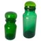 Bouteilles à Pharmacie Vert Cobalt, France, 20ème Siècle, Set de 2 1