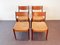 Vintage Dining Chairs with Papercord Seats, Set of 4, Image 1