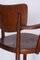 Sedia Art Deco in faggio con braccioli attribuita a R. Hofman per Ton, Ex Cecoslovacchia, anni '40, Immagine 5