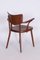 Art Deco Beech Chair with Armrests attributed to R. Hofman for Ton, Former Czechoslovakia, 1940s, Image 6