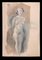 Mino Maccari, Nude of Woman, Watercolor, 1930s 1